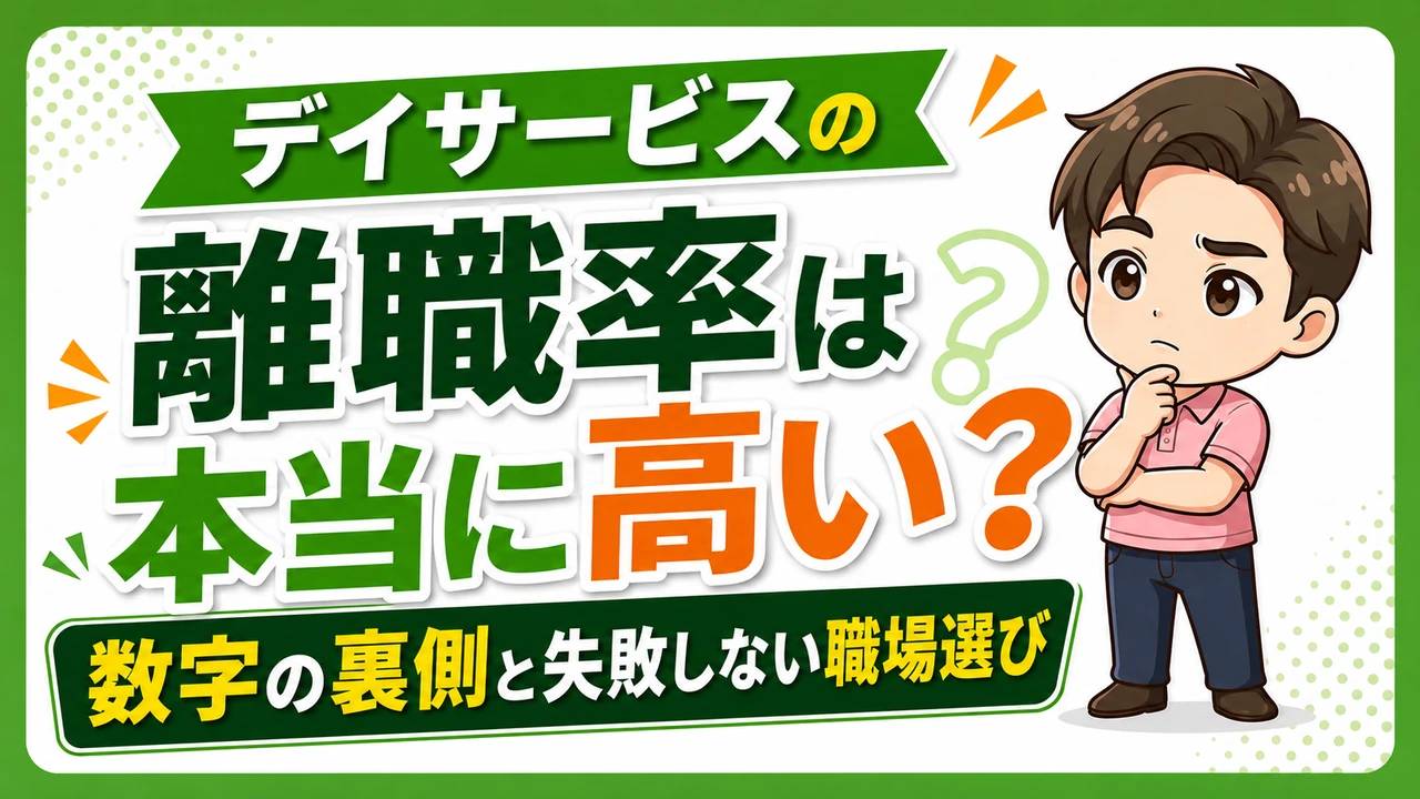 デイサービス介護職人離職率高い？
