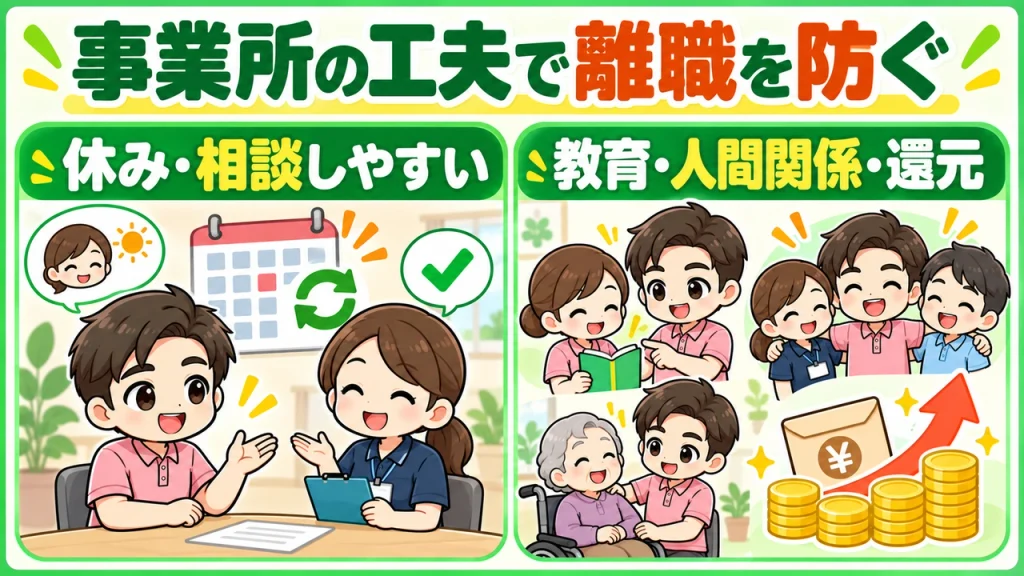 デイサービス介護職人_事業所ができる事