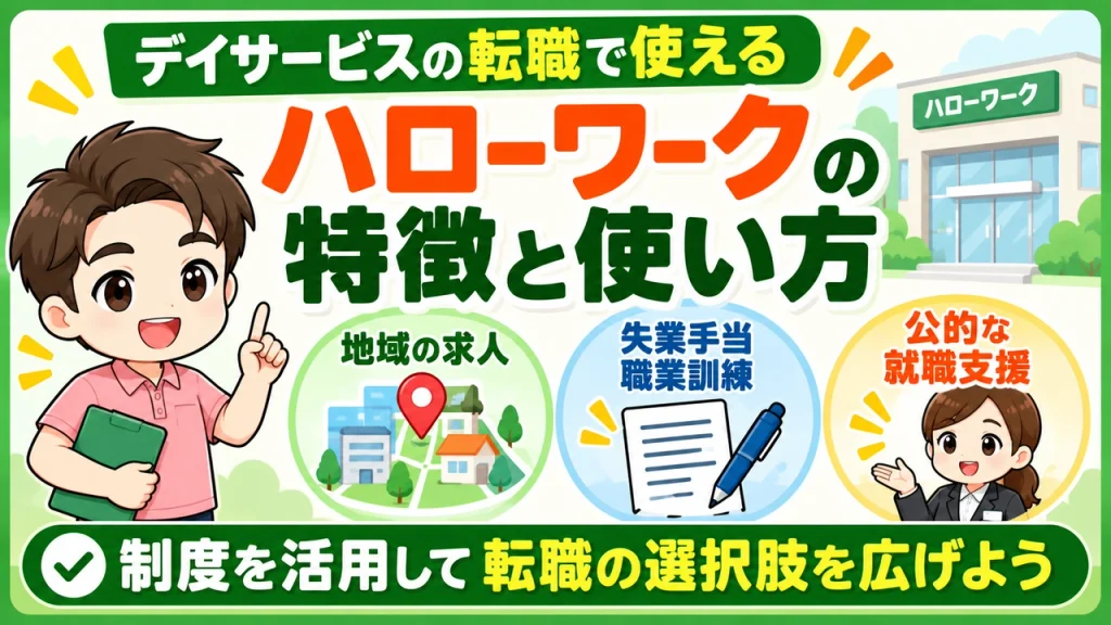 デイサービス介護職人_ハローワークの使い方