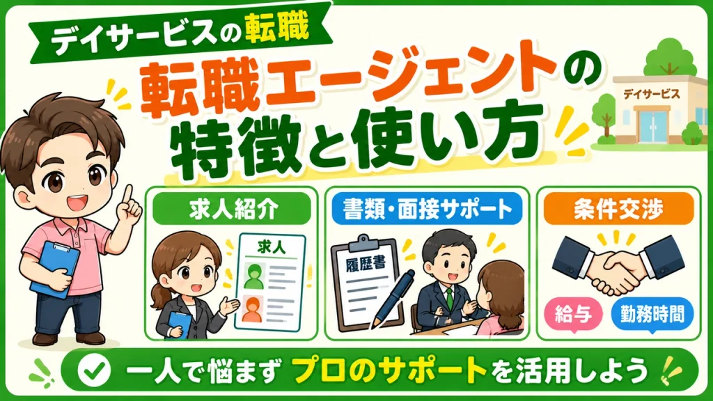 デイサービス介護職人_転職エージェント使い方