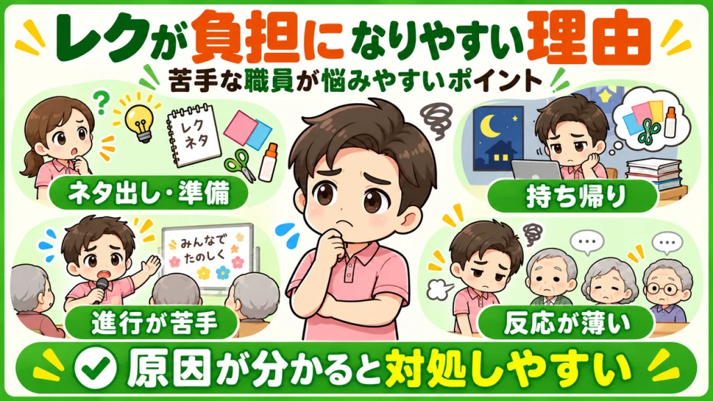 デイサービス介護職人_レクの負担理由