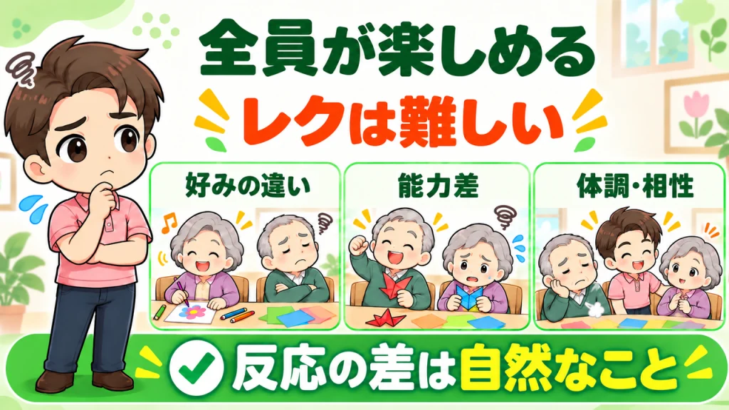 デイサービス介護職人_レクは難しい