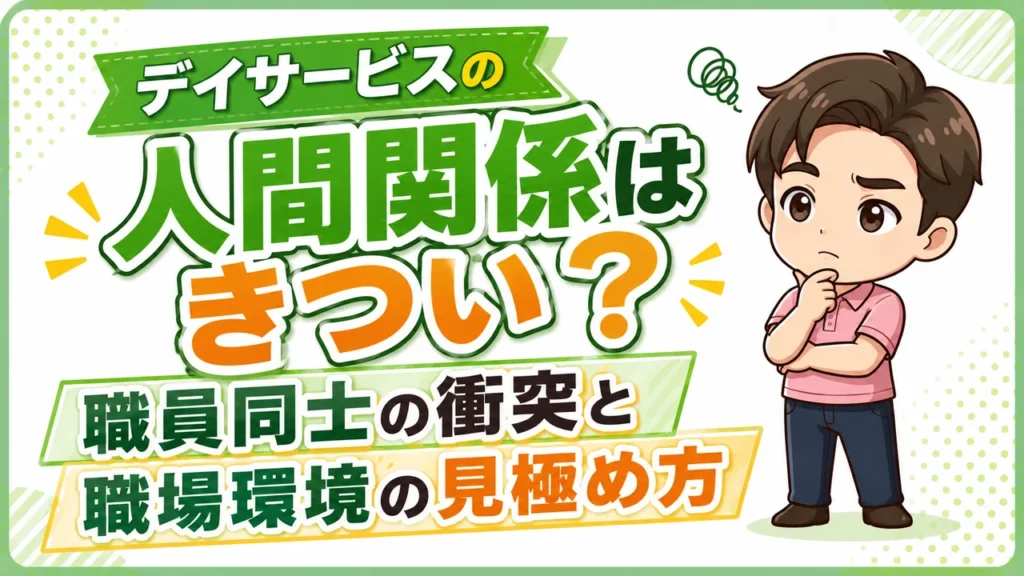 デイサービス介護職人人間関係きつい