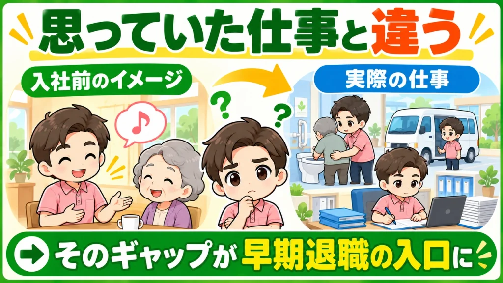 デイサービス介護職人_入社後のギャップ