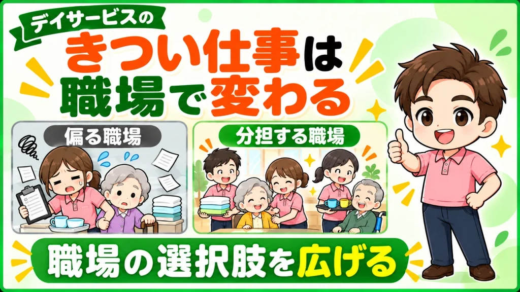 デイサービス介護職人_職場の選択肢を広げる