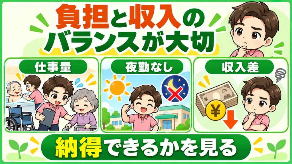 デイサービス介護職人_負担と収入