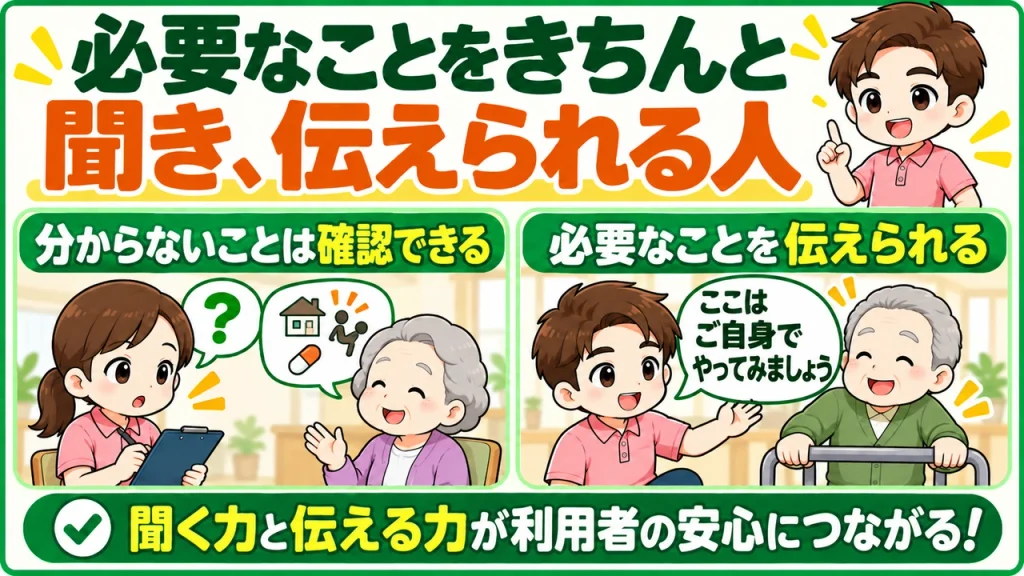 デイサービス介護職人_よく聞き伝える