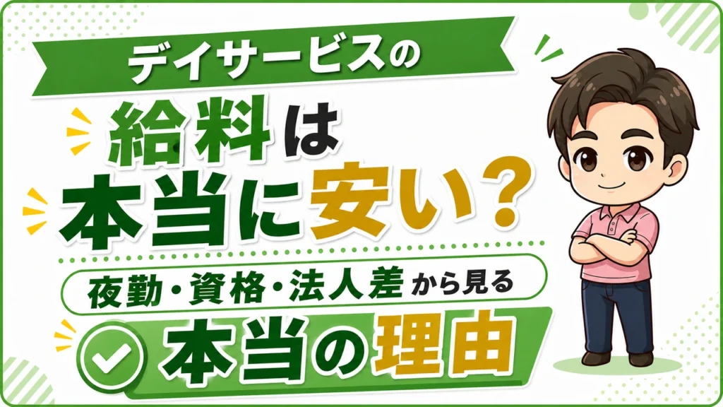 デイサービス介護職人給料安い？