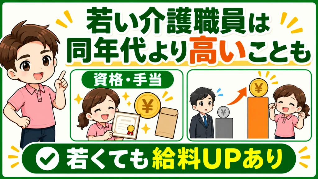 デイサービス介護職人_同年代より給与が良い