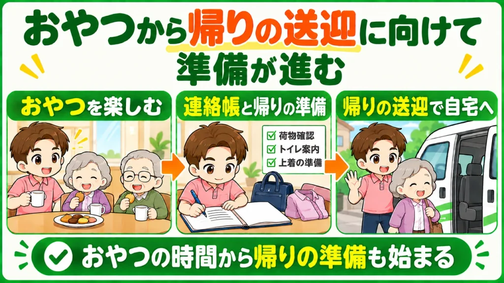 デイサービス介護職人_おやつの時間