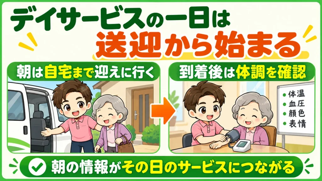デイサービス介護職人_送迎から始まる