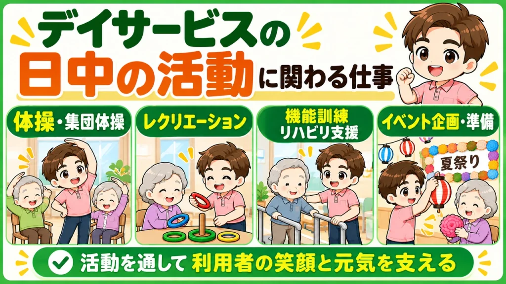 デイサービス介護職人_日中の活動