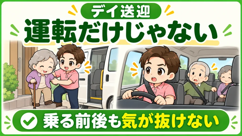 デイサービス介護職人_乗降介助も気が抜けない