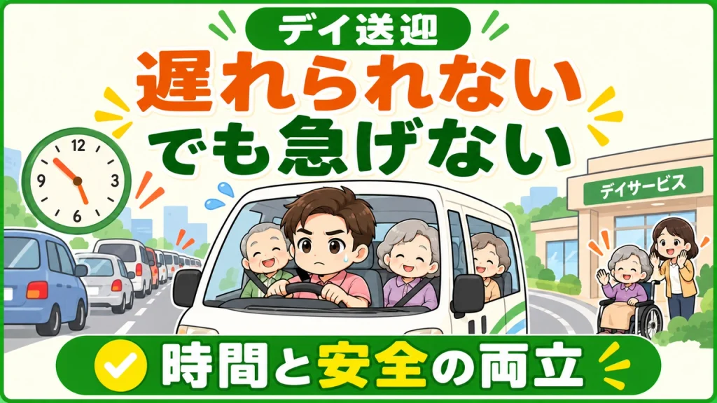 デイサービス介護職人_遅れられないけど急げない
