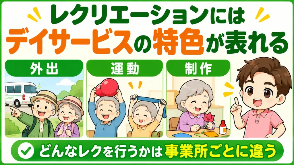 デイサービス介護職人_レクには特色が出る