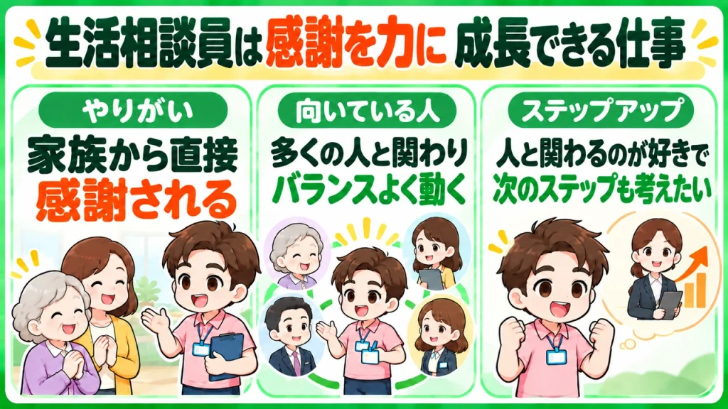 デイサービス介護職人_生活相談員は感謝を力に出来る仕事