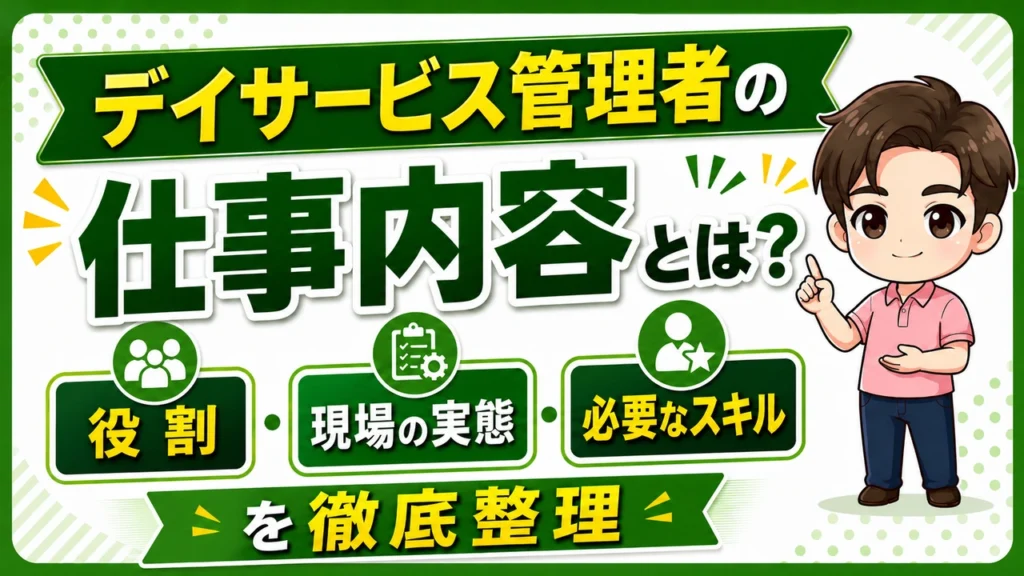 デイサービス介護職人デイサービスの管理者