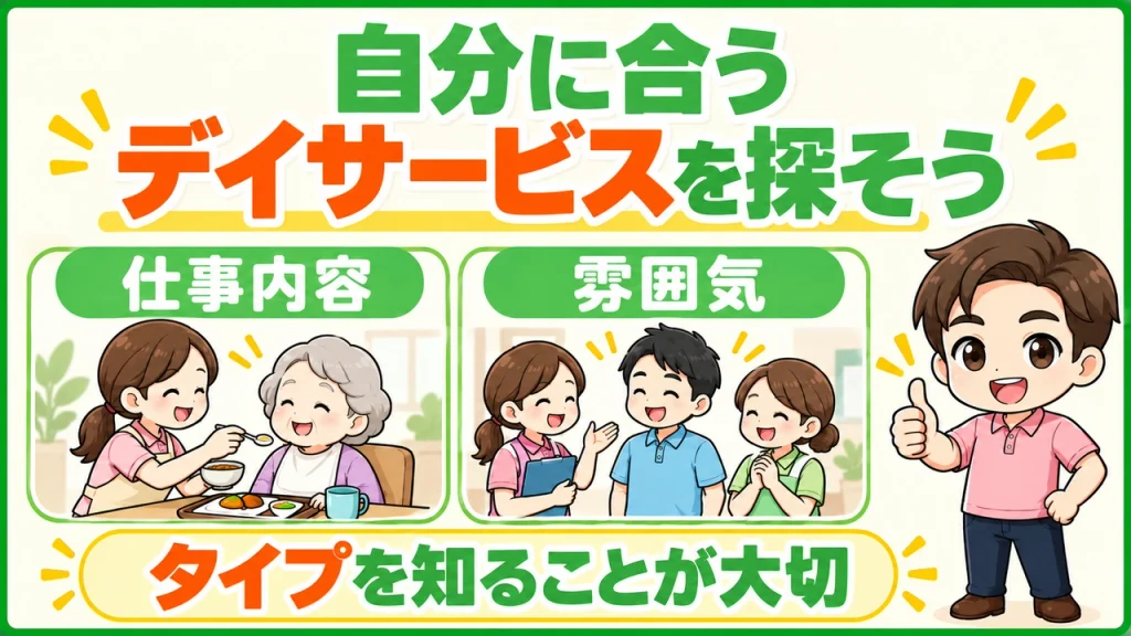 デイサービス介護職人_タイプを知ることが大切