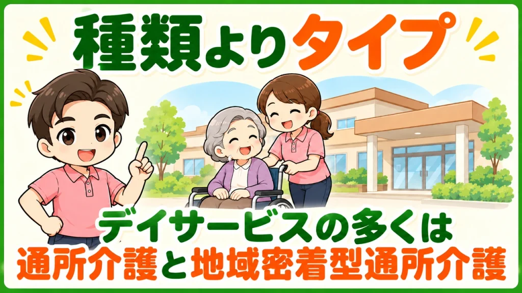 デイサービス介護職人_デイサービスの多くは通所介護と地域密着型通所介護