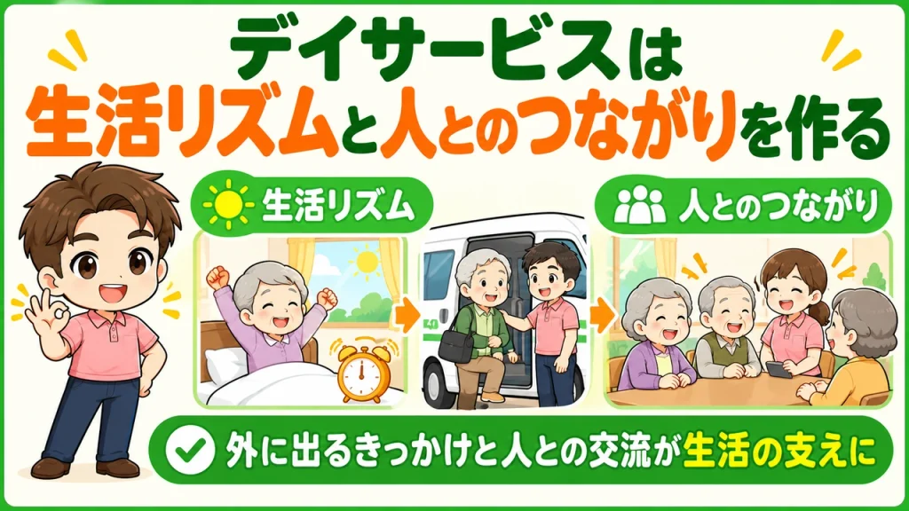 デイサービス介護職人_生活のリズムが人とのつながりを作る
