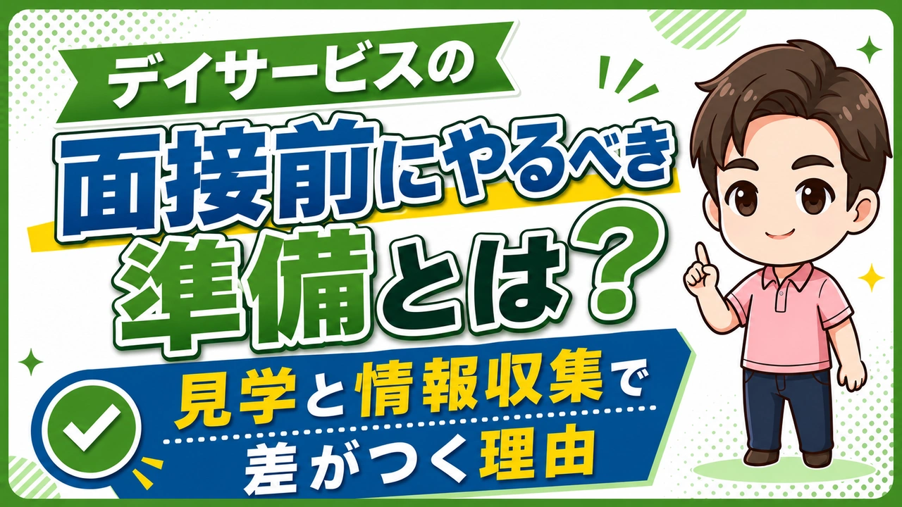 デイサービス介護職人面接前準備