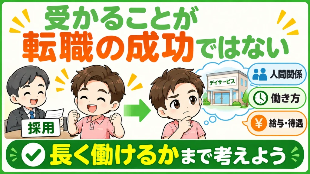 デイサービス介護職人_「受かること」が成功ではない