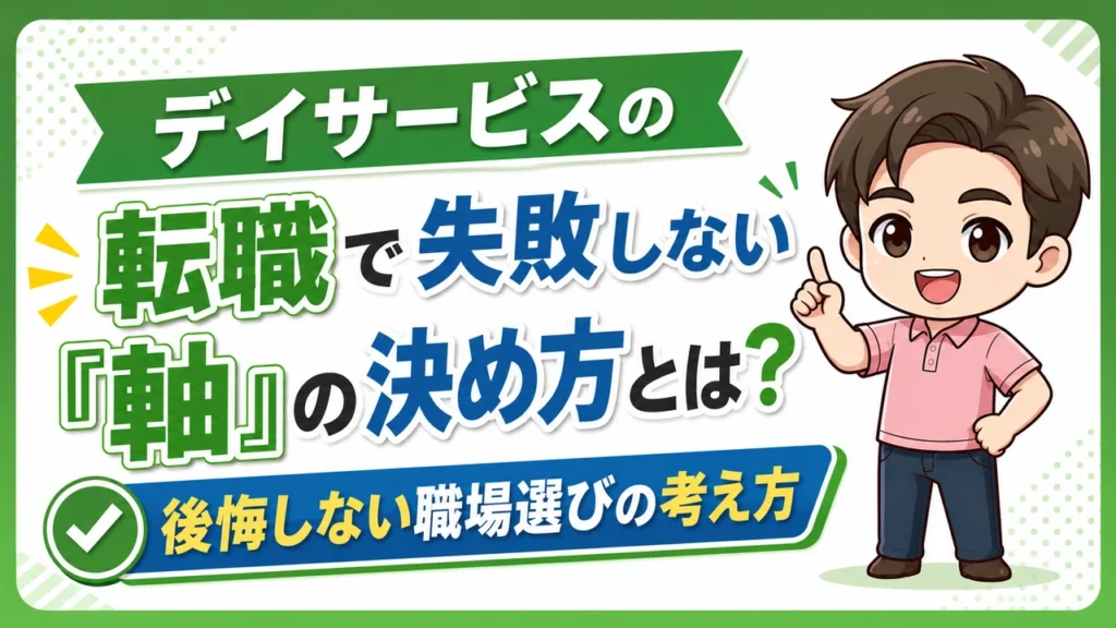 デイサービス介護職人転職の軸