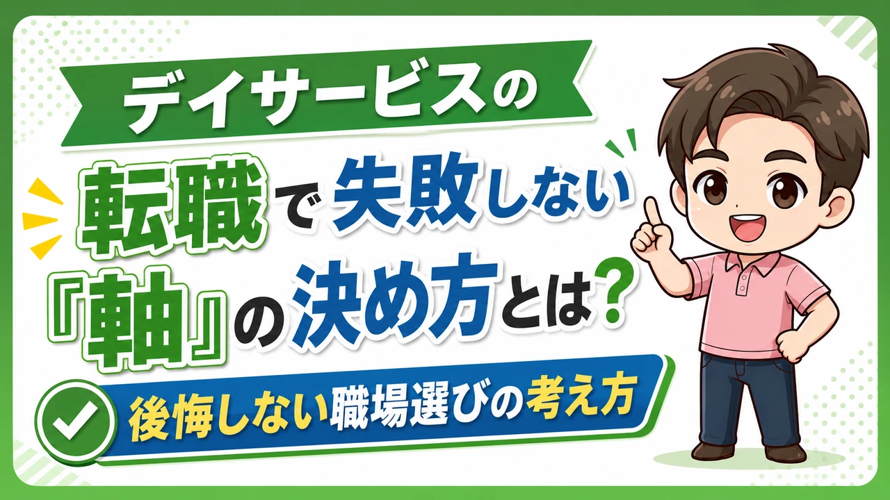 デイサービス介護職人転職の軸
