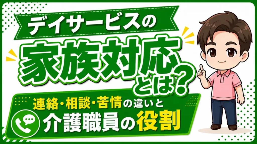 デイサービス介護職人家族対応