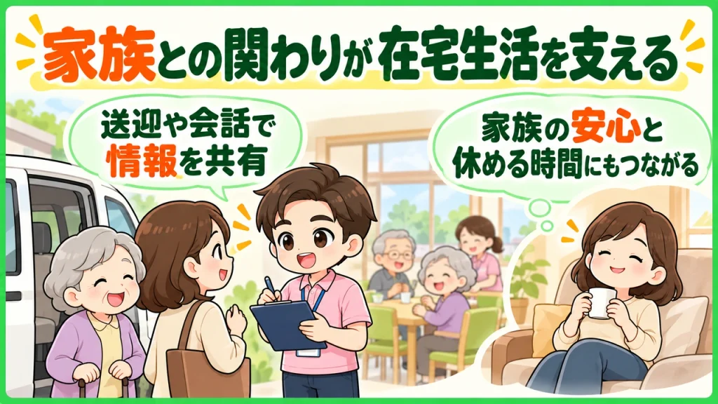 デイサービス介護職人_家族との関わりが在宅生活をささえる