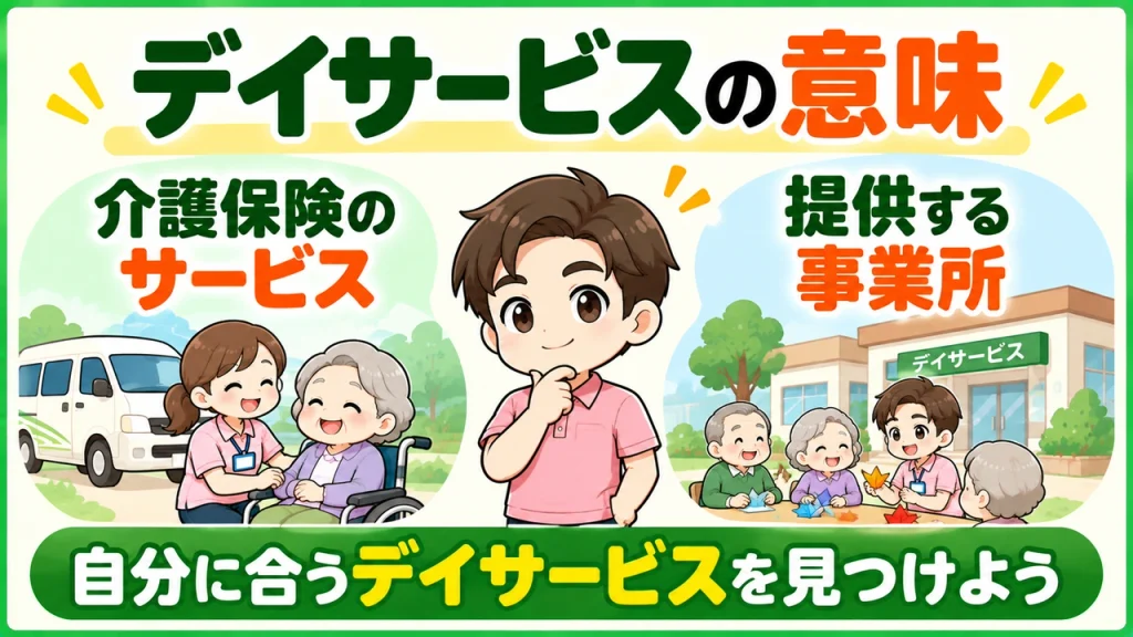 デイサービス介護職人_デイサービスとはサービスと事業所