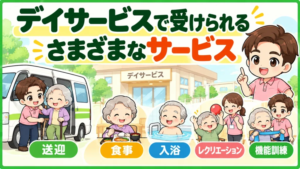 デイサービス介護職人_受けられるサービス