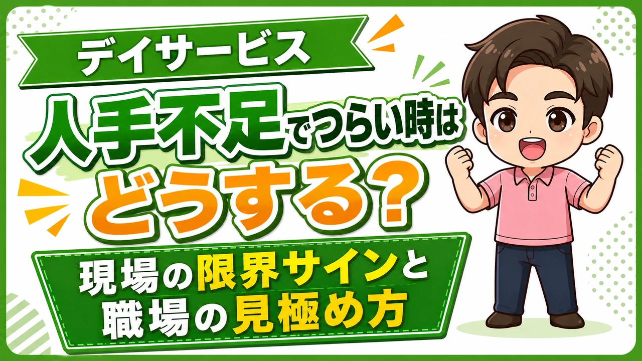デイサービス介護職人人手不足つらい