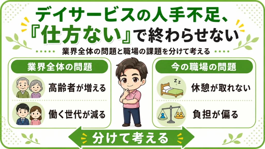 デイ介護職人_人手不足