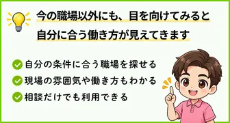 新しい選択肢を見つけるなら